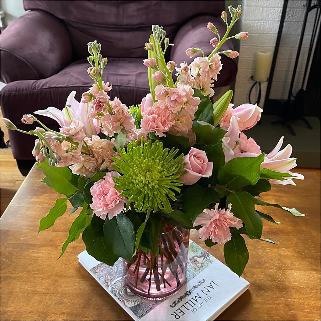 Pretty in Pink Bouquet –  Peonies Plants On Main, Woodruff SC