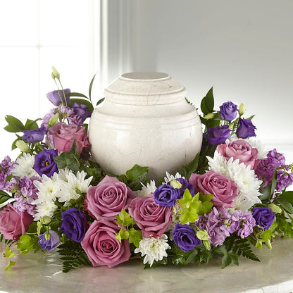 Blooming Sympathy Cremation Adornment –  Peonies Plants On Main, Woodruff SC
