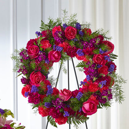 Calming Colors Wreath –  Peonies Plants On Main, Woodruff SC