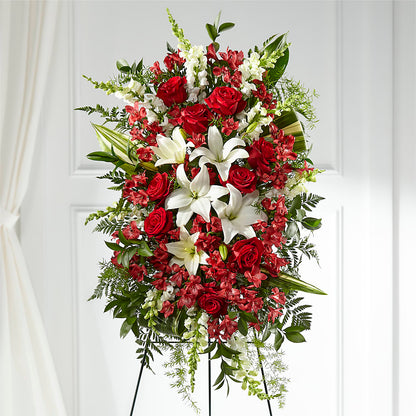 Everlasting Memory Standing Spray –  Peonies Plants On Main, Woodruff SC