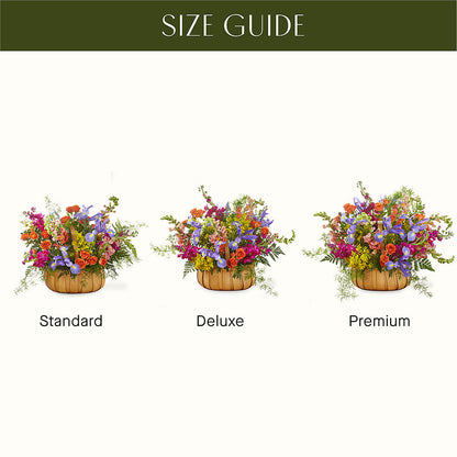 Garden of Life Basket –  Peonies Plants On Main, Woodruff SC