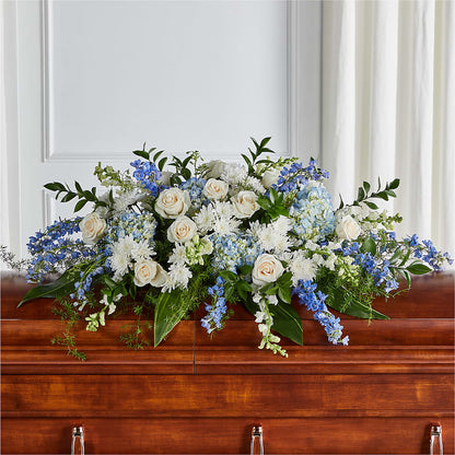 Timeless Essence Casket Spray –  Peonies Plants On Main, Woodruff SC