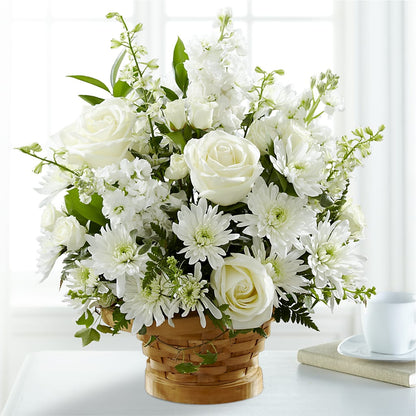 Heartfelt Condolences Arrangement –  Peonies Plants On Main, Woodruff SC