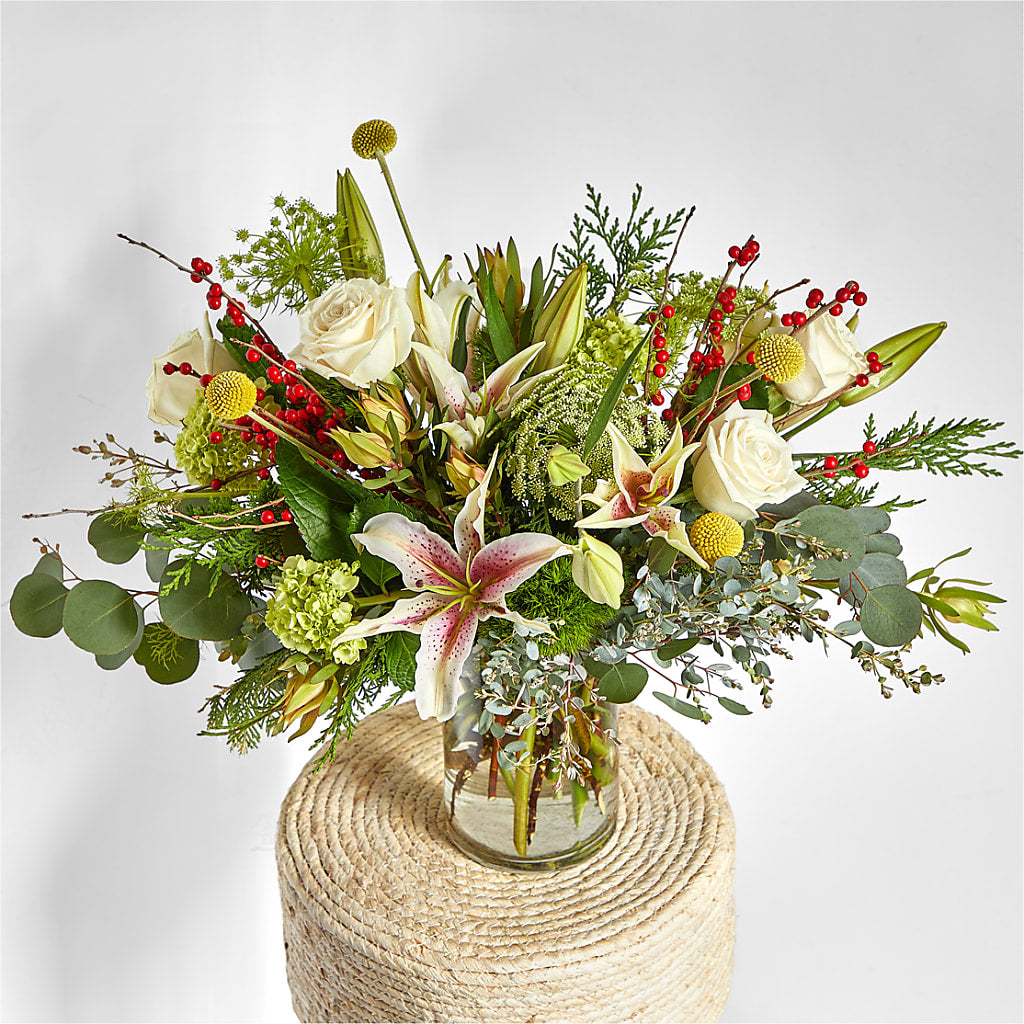Berry & Bright Bouquet –  Peonies Plants On Main, Woodruff SC