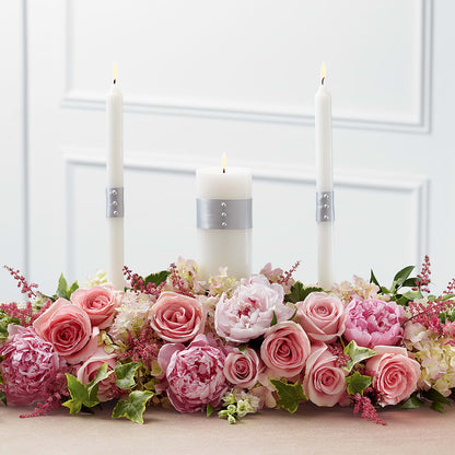 Worldwide Romance Unity Candle Arrangement –  Peonies Plants On Main, Woodruff SC