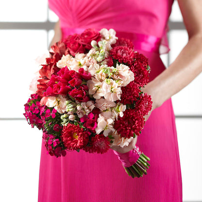 Pink Effervescence Bouquet –  Peonies Plants On Main, Woodruff SC