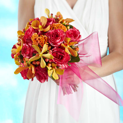 Brilliant Shades of Love Bouquet –  Peonies Plants On Main, Woodruff SC