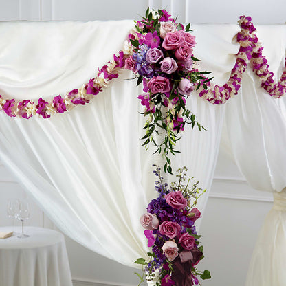 Color & Light Chuppah Decor –  Peonies Plants On Main, Woodruff SC